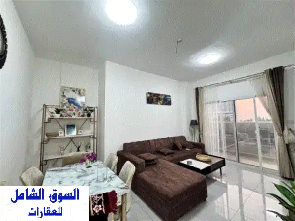 أكبر مساحة للشقة الغرفتين للإيجار الشهري والسكن الفوري المريح تشطيب روعة فرش جديد موقع مميز عائلات ... 2