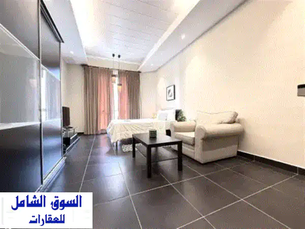استوديو مفروش بالكامل في السالمية، الكويت  حمام...