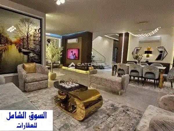 تاون هاوس كورنر  بخصم كاش 50  للبيع في العاصمة الإدارية الجديدة في R7
