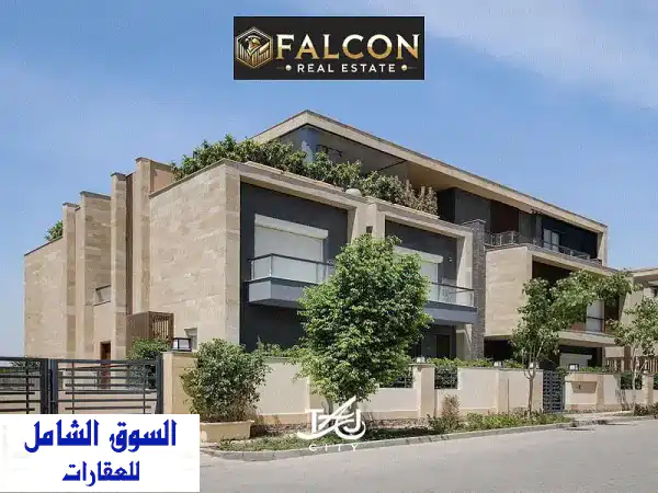 فيلا فاخرة للبيع بتاج سيتي التجمع الأول | تريبل...