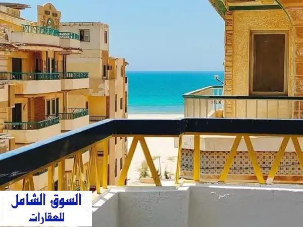 تملك مصيفك الفاخر بالإسكندرية: شقة 80م سوبر لوكس تاني نمرة بحر | مقدم 250 ألف فقط ورؤية بحرية خلابة!