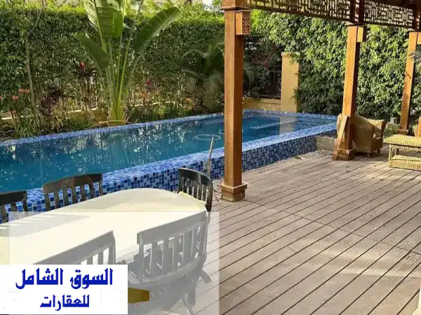 لضرورة البيع فيلا في القاهرة الجديدة من حسن علام بجوار ماونتن فيو