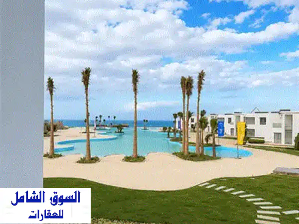 فوري بخصم 31  شاليه شايف البحر و لاجون من كل الغرف تشطيب HighEnd  في كالي كوست  Cali Coast راس الحكمه  بجوار  فوكا باي & سيزر  & هاسيندا 3
