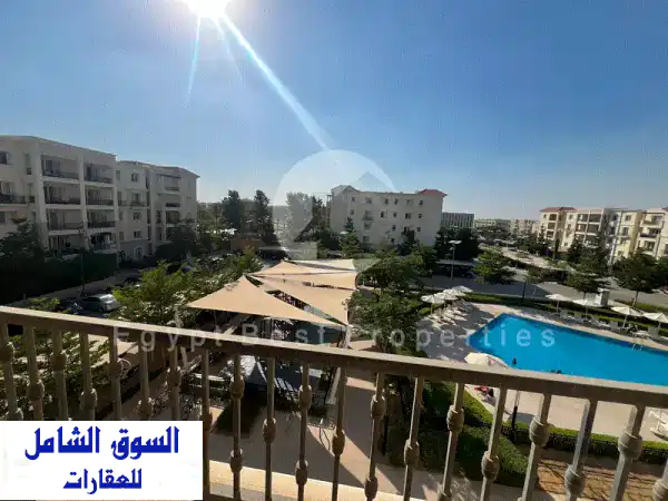 بسعر مميز 200 م فيو حمام سباحة بالتكييفات والمطبخ للايجار في ميفيدا فيوز جولدن سكوير Mivida Avenues