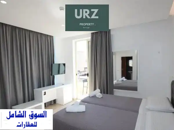 فرصة للسكن او الاستثمار شالية في Silver sands بتشطيب فاخر بالتكييفات بالقرب من خليج رأس الحكمة ودقايق من ألماظه باي و هاسيندا حنيش و بيت البحر