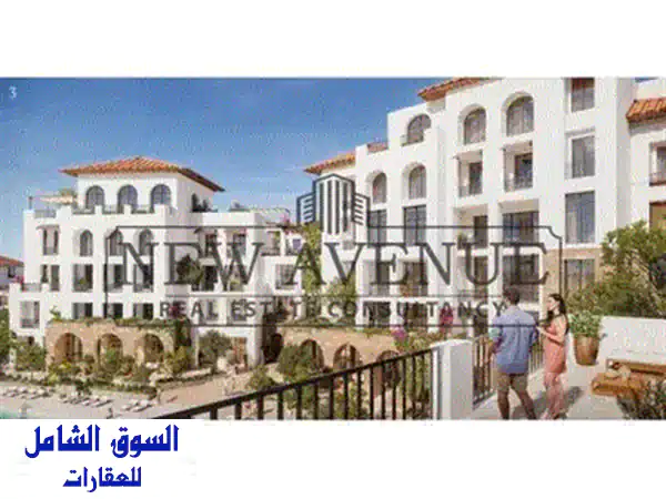 شاليه للبيع بالتقسيط المرن في وادي يم رأس الحكمة الساحل الشمالي من مدن على البحر بتشطيب كامل بالتكيفات Wadi Yemm Ras El Hekma North Coast by Modon 2