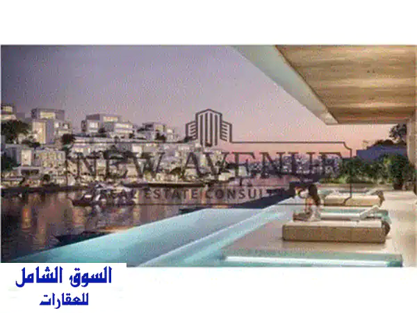 شاليه للبيع بالتقسيط المرن في وادي يم رأس الحكمة الساحل الشمالي من مدن على البحر بتشطيب كامل بالتكيفات Wadi Yemm Ras El Hekma North Coast by Modon 3