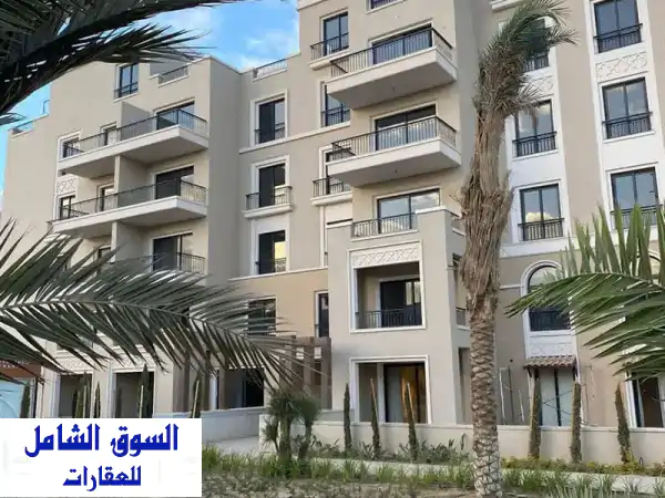 شقة أرضي بجاردن للبيع في فيلدج ويست – تشطيب راقى و مجهزه بالتكييفات