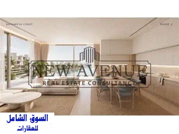 شاليه أرضى بجاردن بالتقسيط في كالا قطامية كوست رأس الحكمة من تطوير مجموعة القطامية Katameya Coast Ras El Hekma North Coast By Katameya Group 3