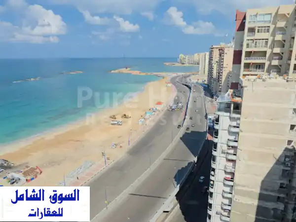 شقة للايجار المفروش  محمد نجيب  بحر مباشر