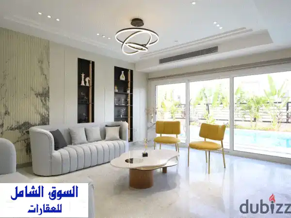 ستاندالون فاخر ٥ غرف مفروش بالكامل للإيجار...