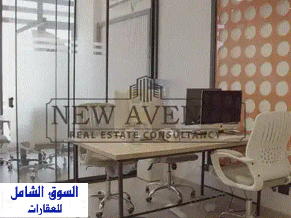 مكتب اداري متشطب بالتكيفات جاهز للتشغيل