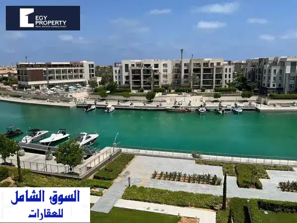 اقل سعر شالية للبيع غرفتين في مراسي الساحل الشمالي متشطب بالفرش