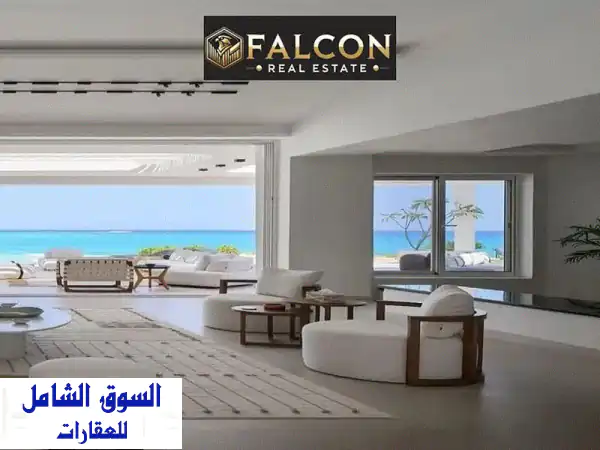 فيلا VIP بخصم 28  صف اول Full sea view بأميز لوكيشن للبيع...