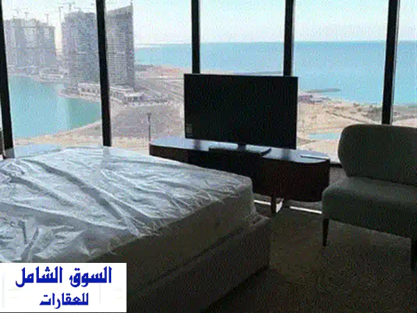 صف اول ع البحر ترابيل فيو [تشطيب+ACs] عائد بالدولار بخدمه VIP في ابراج العلمين الساحل الشمالي  دقايق الي مراسي و هاسيندا Alamein Towers  NORTH COAST