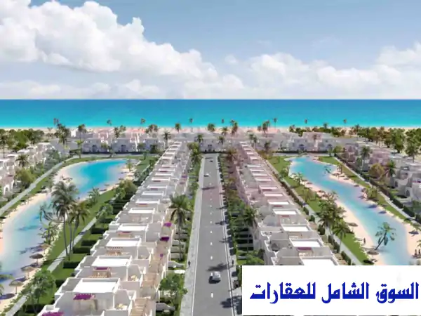 ستوديو فندقي 45 م للبيع سيدي عبد الرحمن تحت إدارة فندق Jumeirah سور في مع مراسي بحري الطريق تقسيط عبدالرحمن مطروح