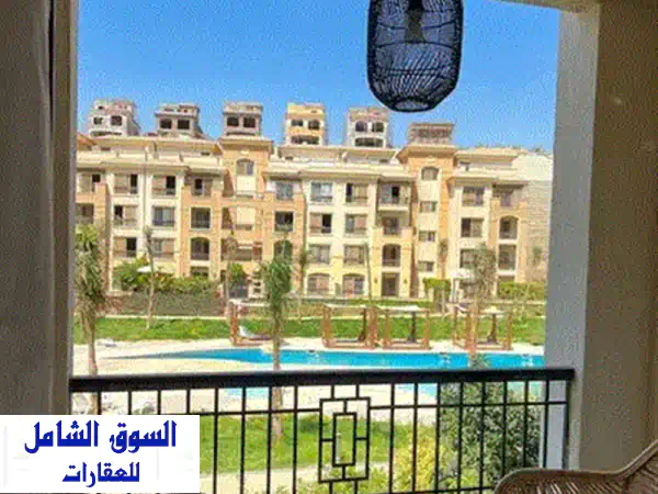 ارخص شقة بحري باقل سعرها 25  اطلاله علي MEGA POOL كمبوند ستون ريزيدنس التجمع الخامس  Stone Residence دقايق الي ماونتن فيو و ميفيدا و بالم هيلز و AUC 3