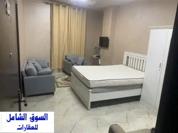 استوديو مفروش نظيف للايجار بالنعيمية 3 عجمان -...