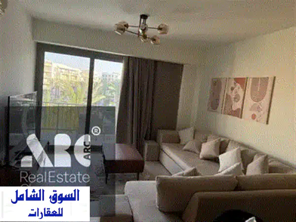 شاليه للبيع في فايا مراسي لقطه غرفتين و ٢ حمام علي اللاجون مباشره _MarassiNorth coast 2