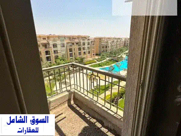 بسعر أقل من سعر السوق شقة 220 م للبيع جاهزه للأستلام علي فيو لاند سكيب في ستون ريزيدنس – القاهرة الجديدة  3 غرف 4