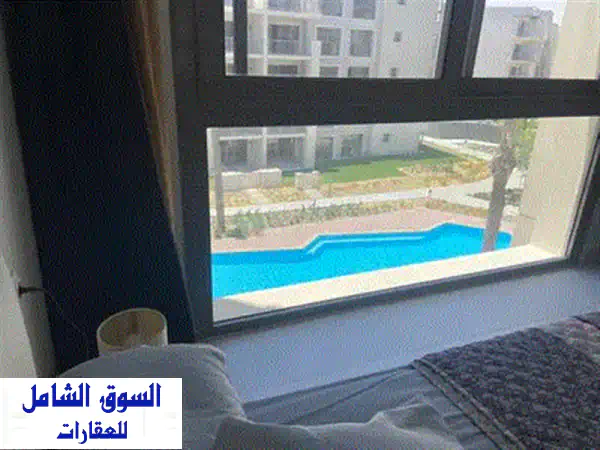 شالية فيو حمام سباحه للايجار في مارينا مراسي 4