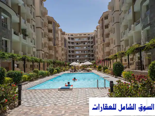 استوديو على حمام السباحة 72 متر بالتقسيط تقسيط للبيع في الغردقة البحر الأحمر