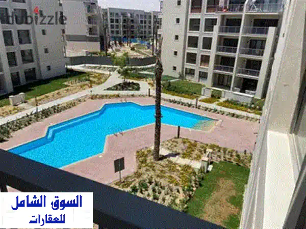 شالية فيو حمام سباحه للايجار في مارينا مراسي 3