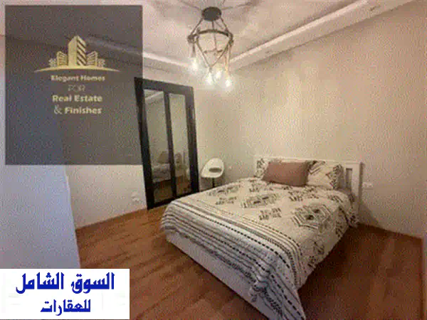 شقة أرضي بجاردن للإيجار في ميدتاون – أمام الجامعة الأمريكية  220 م + جاردن 100 م 4