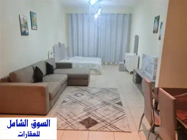 استوديو مفروش فاخر في أبراج عجمان  الموقع: مخرج...