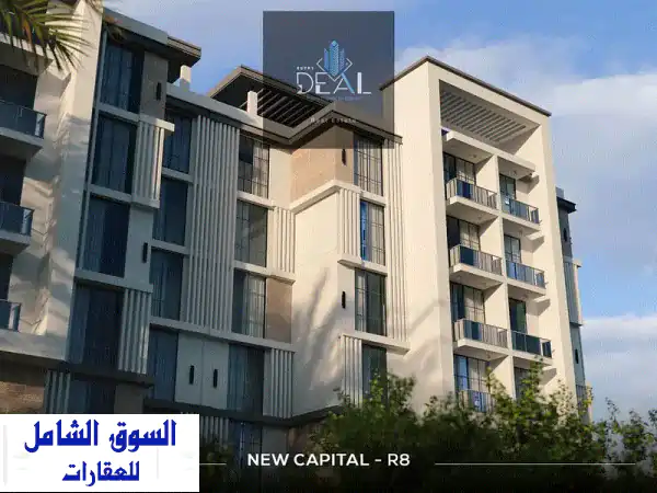 بقسط شهري 31 في اميز لوكيشن في ال R8 شقه 3 غرف بحري وفيو لاند سكيب