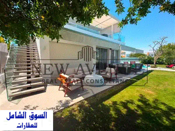 ڤيلا مستقلة للبيع في سي شيل تالت صف بحر مباشرة علي اللاجون ومساحات خضراء بأعلي تشطيب 4