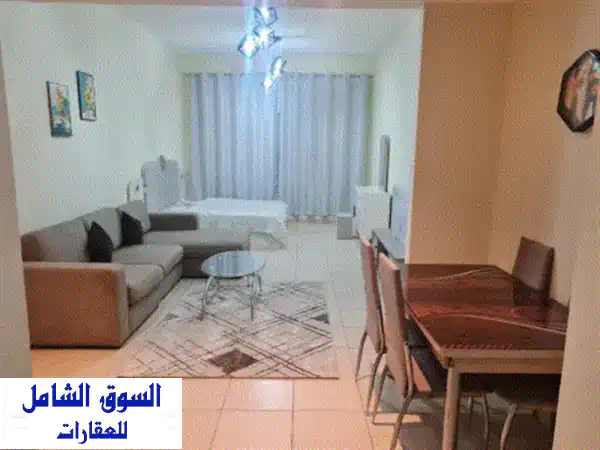 استوديو مفروش فاخر في أبراج عجمان  الموقع: مخرج سريع إلى دبي والشارقة، وقريب من الكورنيش. المزايا: ...